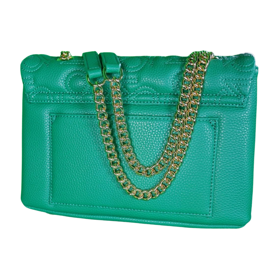 Signature Luxe Flap Medium – Money Green