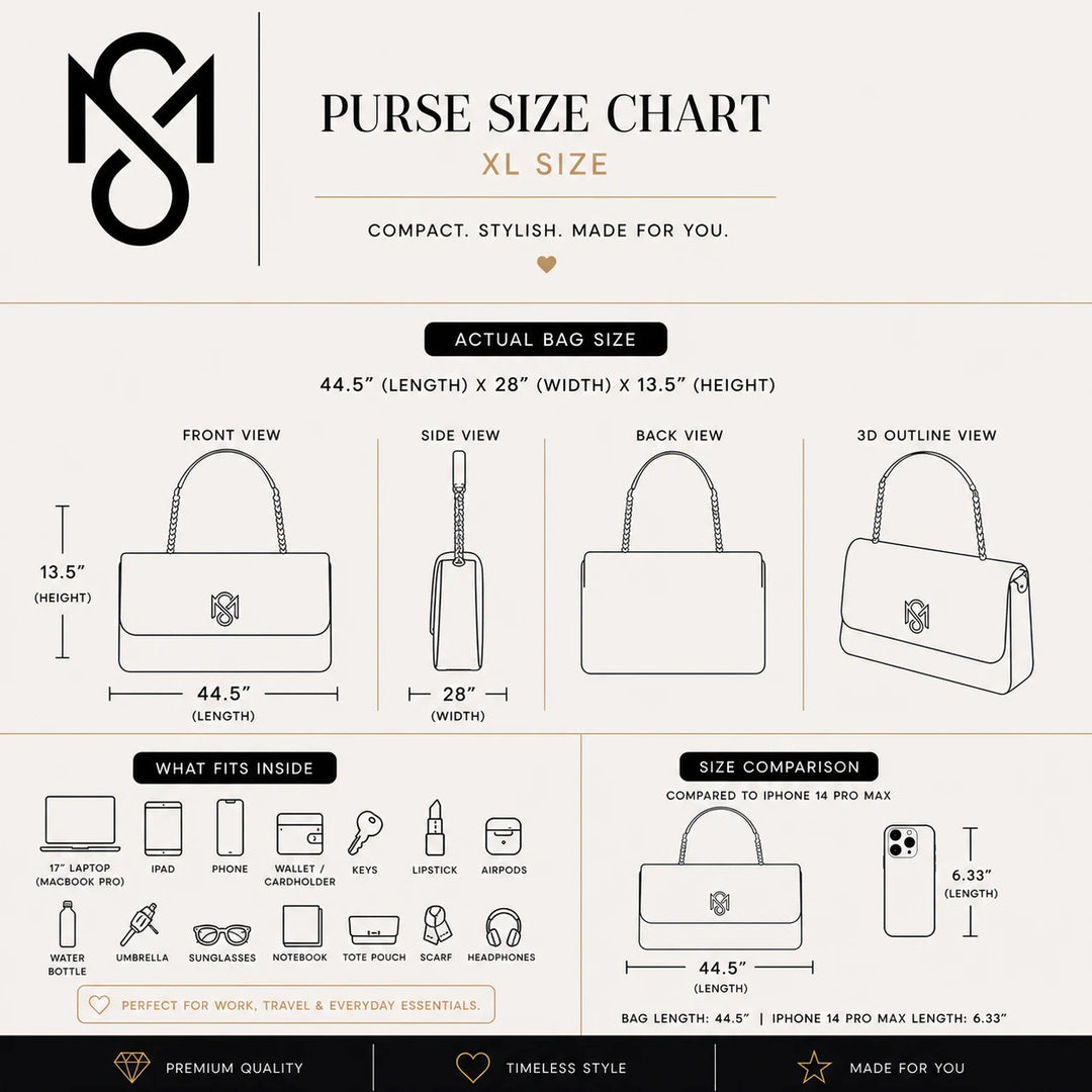 Signature Luxe Flap XL – Brown