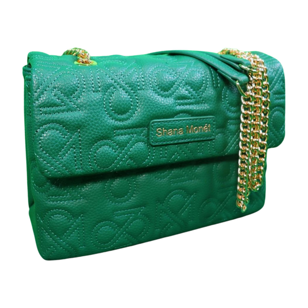 Signature Luxe Flap Medium – Money Green