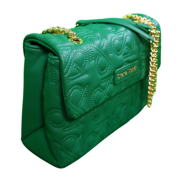 Signature Luxe Flap Medium – Money Green