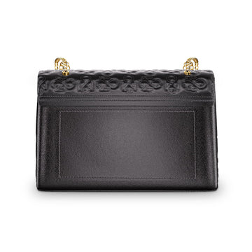 Signature Luxe Flap XL – Black/Gold