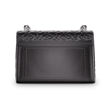Signature Luxe Flap XL – Black/Gun Metal