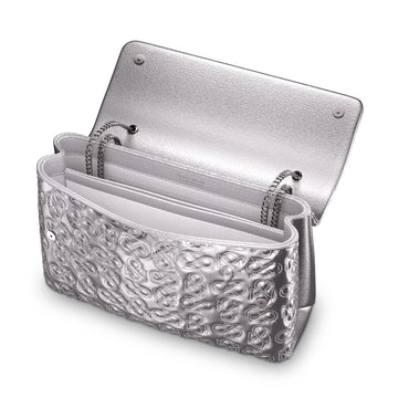 Signature Luxe Flap XL – Silver