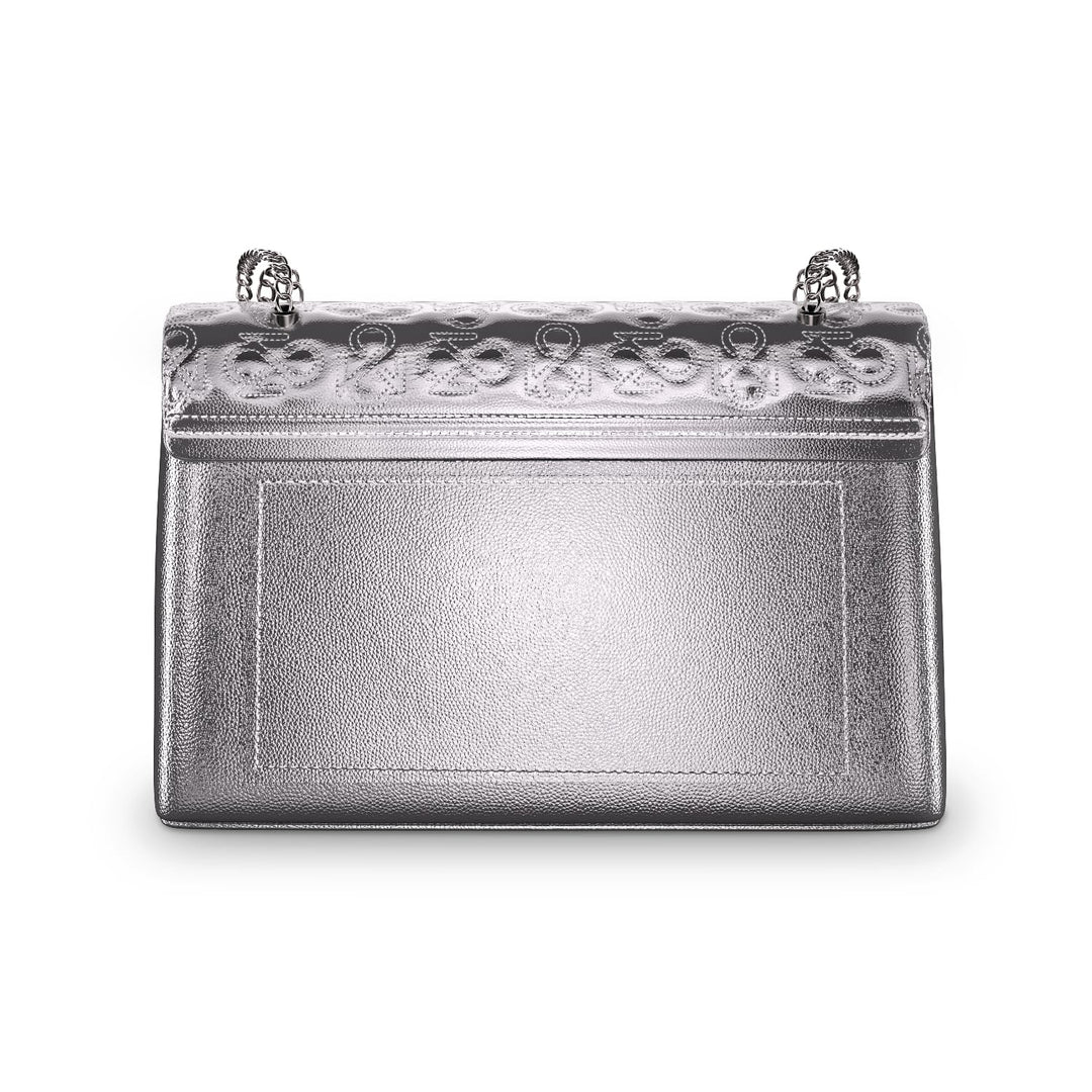 Signature Luxe Flap XL – Silver