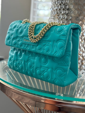 Signature Luxe Flap Medium – Teal