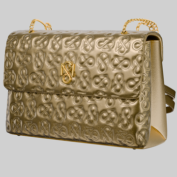 Signature Luxe Flap Large – Gold