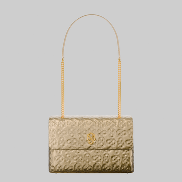 Signature Luxe Flap Large – Gold