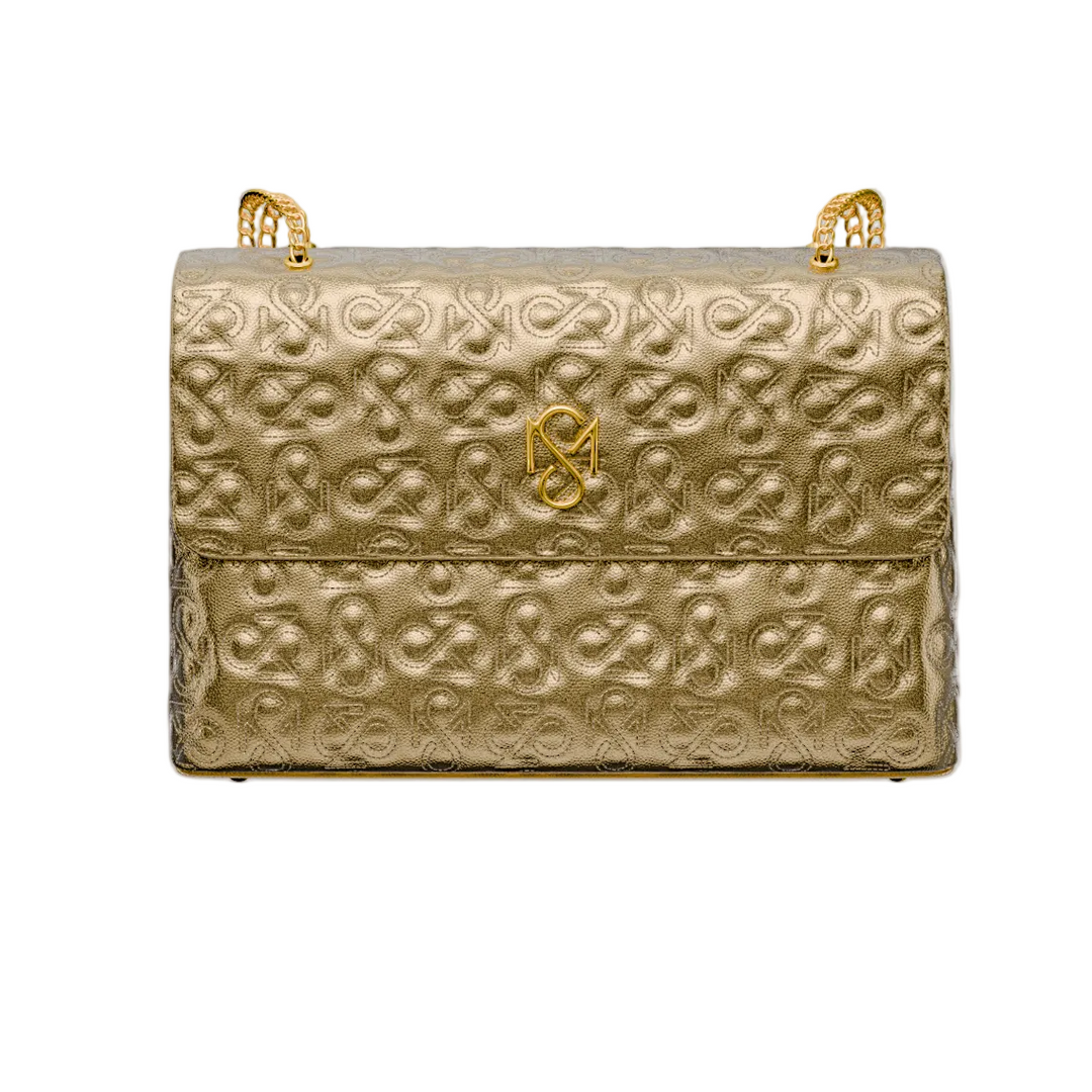 Signature Luxe Flap Mini – Gold