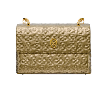 Signature Luxe Flap Mini – Gold