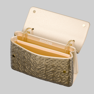 Signature Luxe Flap Mini – Gold