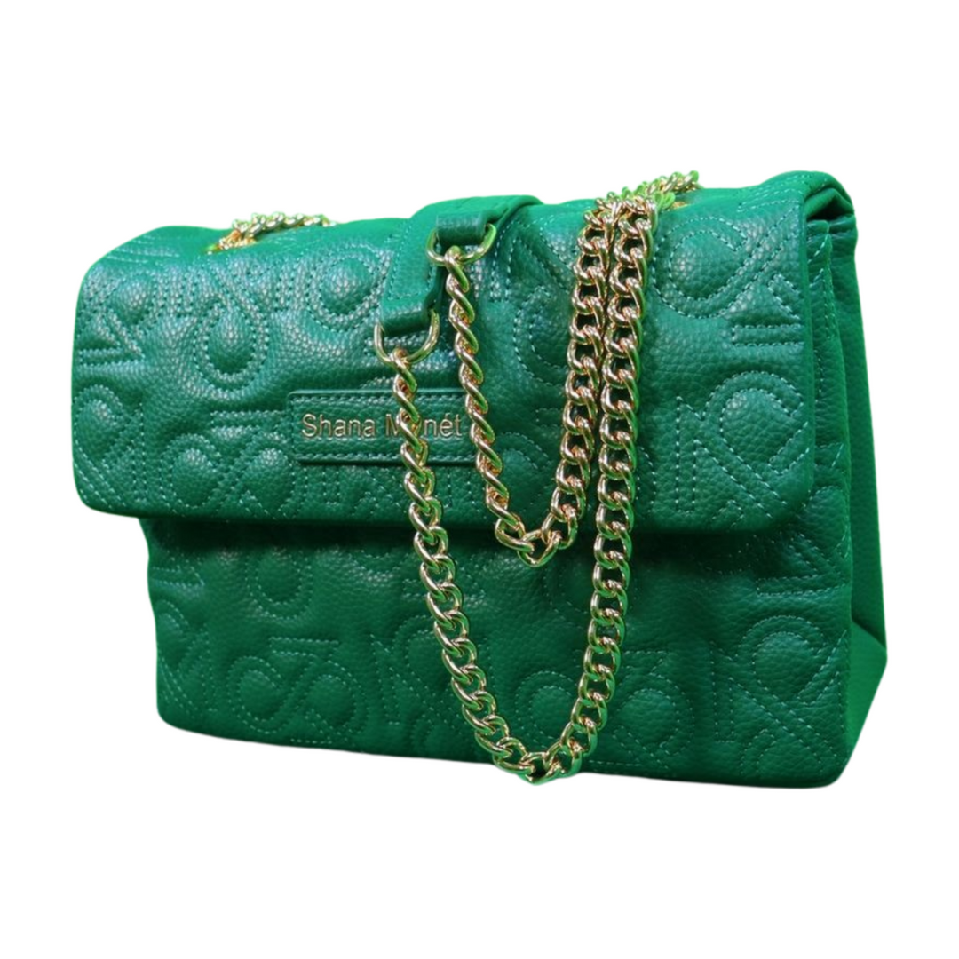 Signature Luxe Flap Medium – Money Green