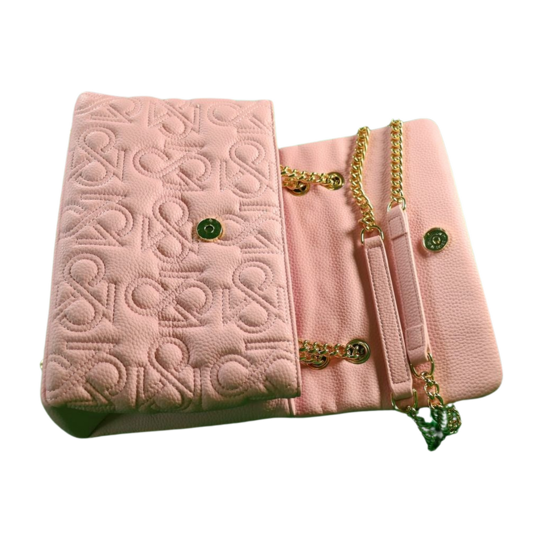 Signature Luxe Flap Medium – Blush Pink