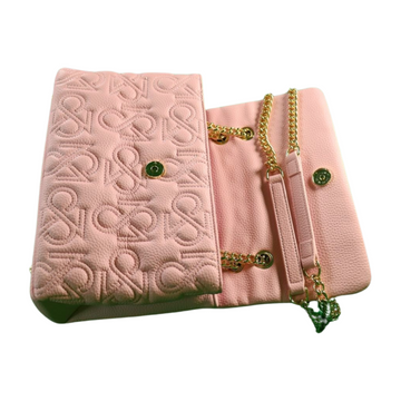 Signature Luxe Flap Medium – Blush Pink