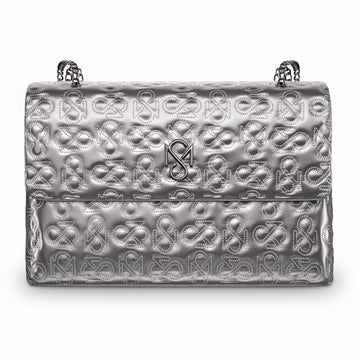 Signature Luxe Flap XL – Silver
