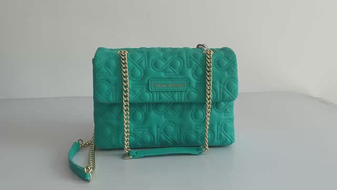 Signature Luxe Flap Medium – Teal